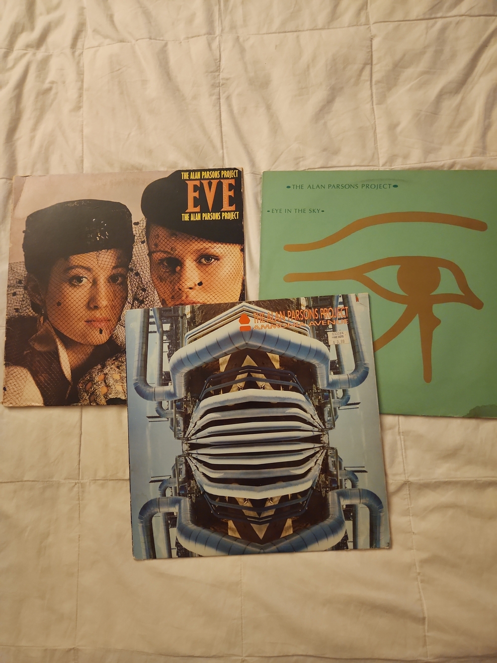 Alan Parsons Project 3 Vintage Vinyl Record Set -- Good To VG Condition
